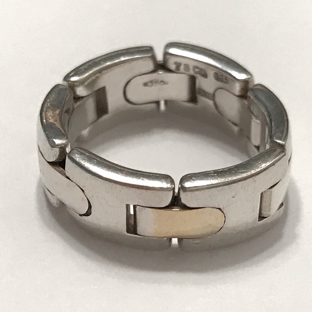 Tiffany & Co. Flexible Link Band in 18K Yellow Gold/Sterling Silver